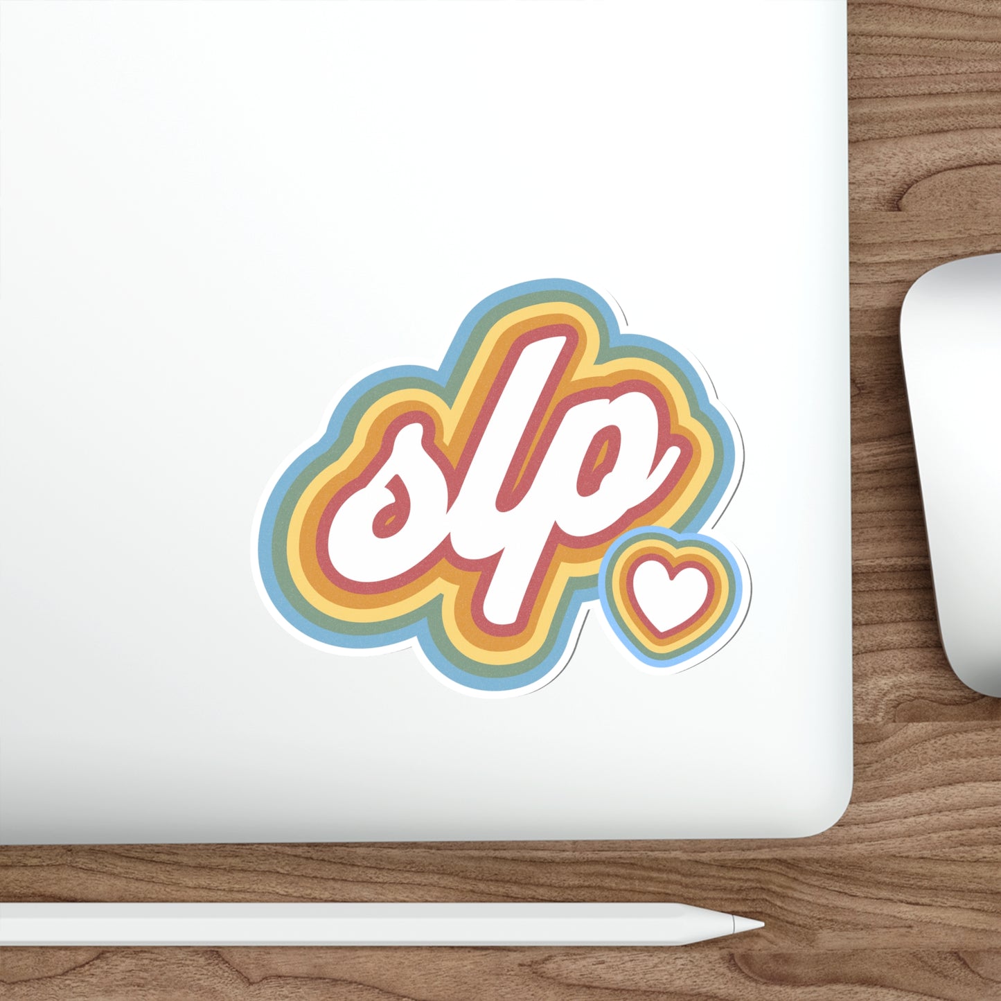 Retro SLP Die-Cut Vinyl Matte Sticker, 2", 3", 4", or 5"