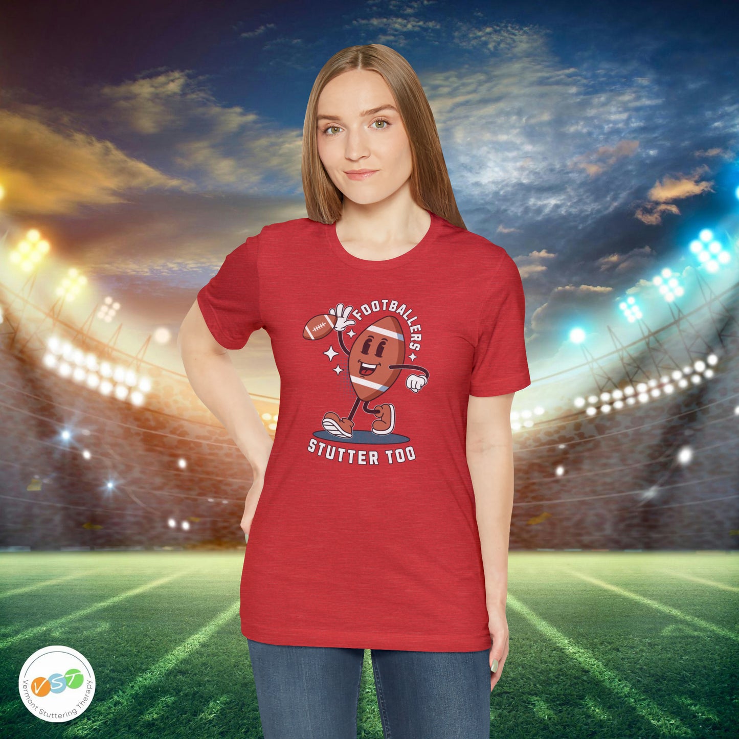 Footballers Stutter Too Retro T-shirt