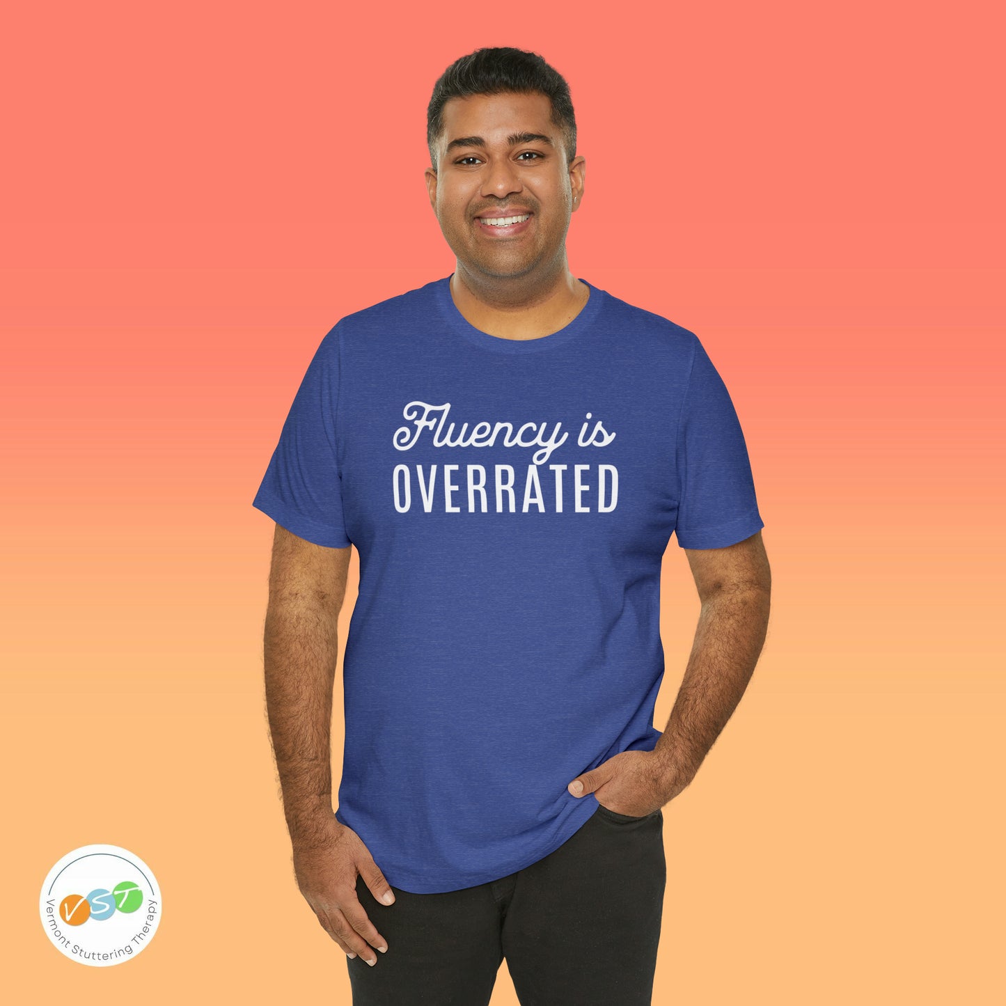 Fluency is Overrated Stuttering Tshirt