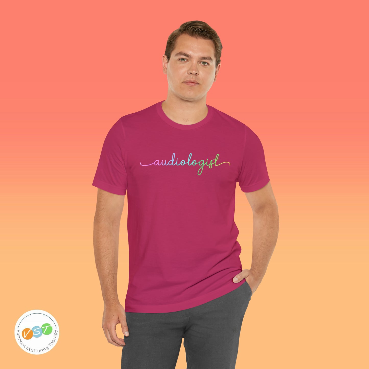 Minimalist Audiologist Script T-shirt