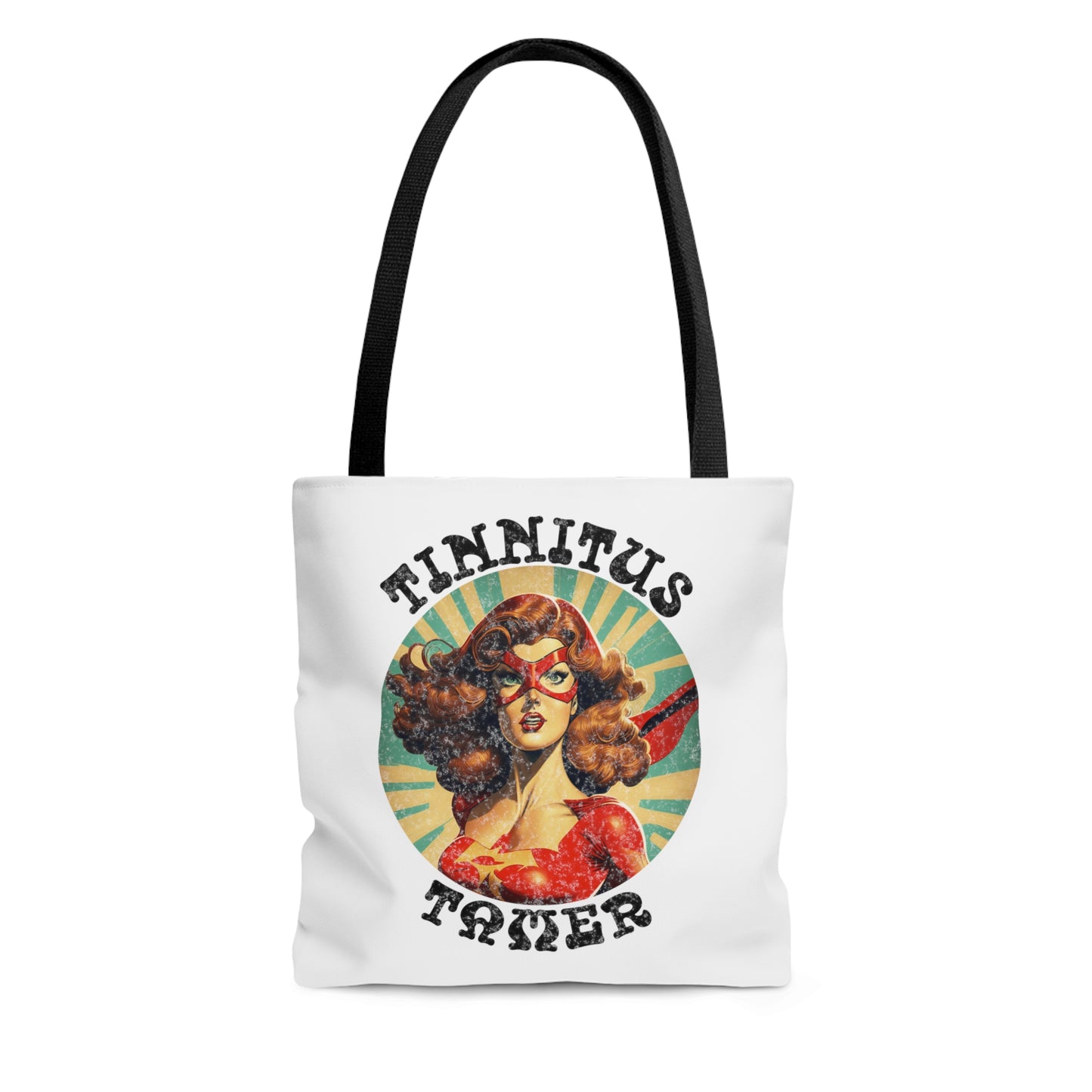 Tinnitus Tamer Retro Audiology Gift Tote Bag, 3 sizes