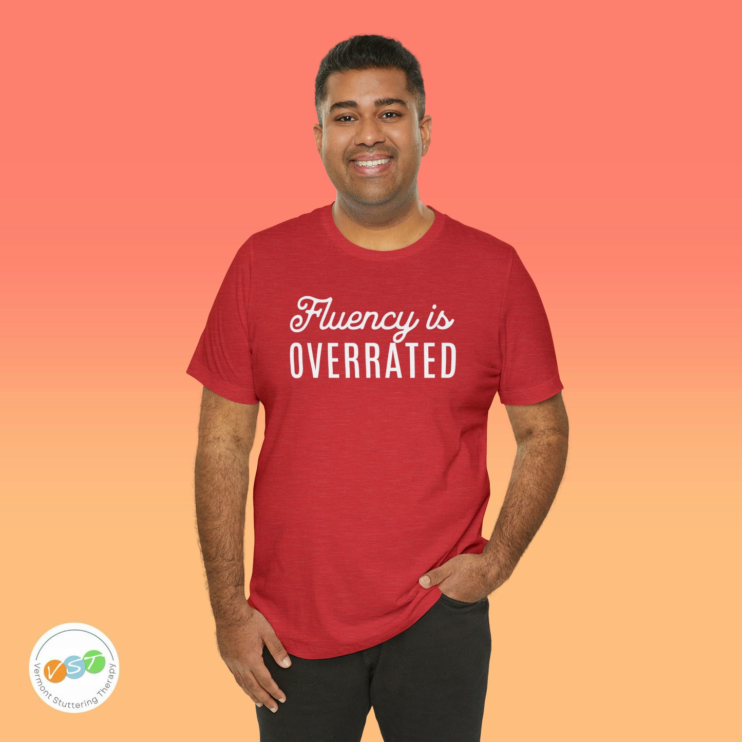 Fluency is Overrated Stuttering Tshirt