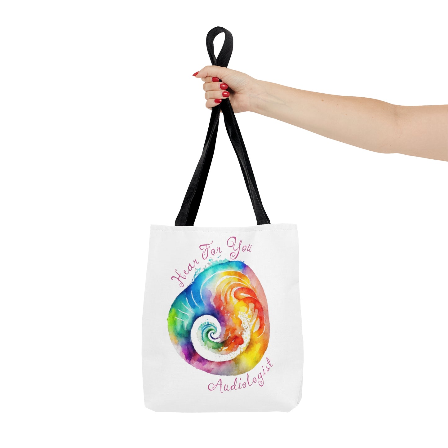 Hear for You Cochlea Tote for Audiologist - White