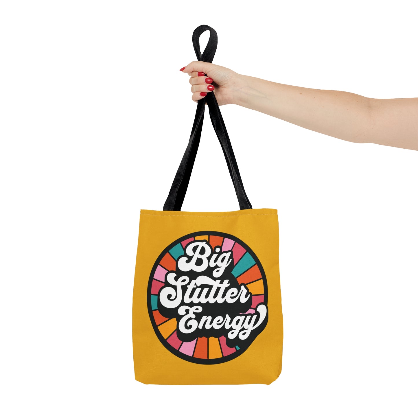 Big Stutter Energy Bold Retro Stutter Tote Bag