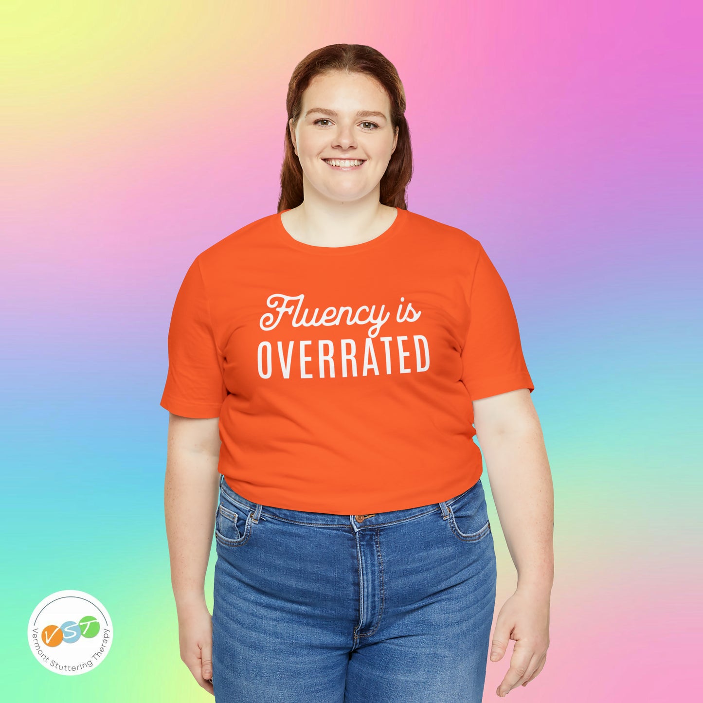 Fluency is Overrated Stuttering Tshirt