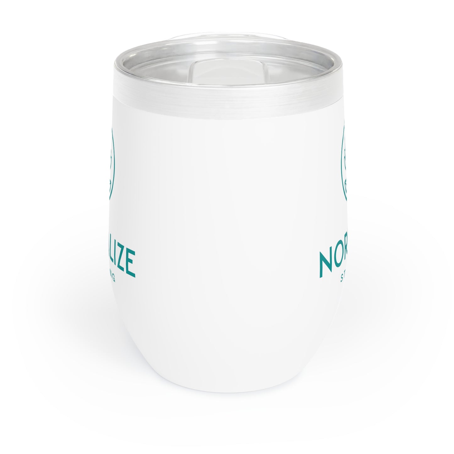 Normalize Stuttering Floral Chill Wine Tumbler with Lid