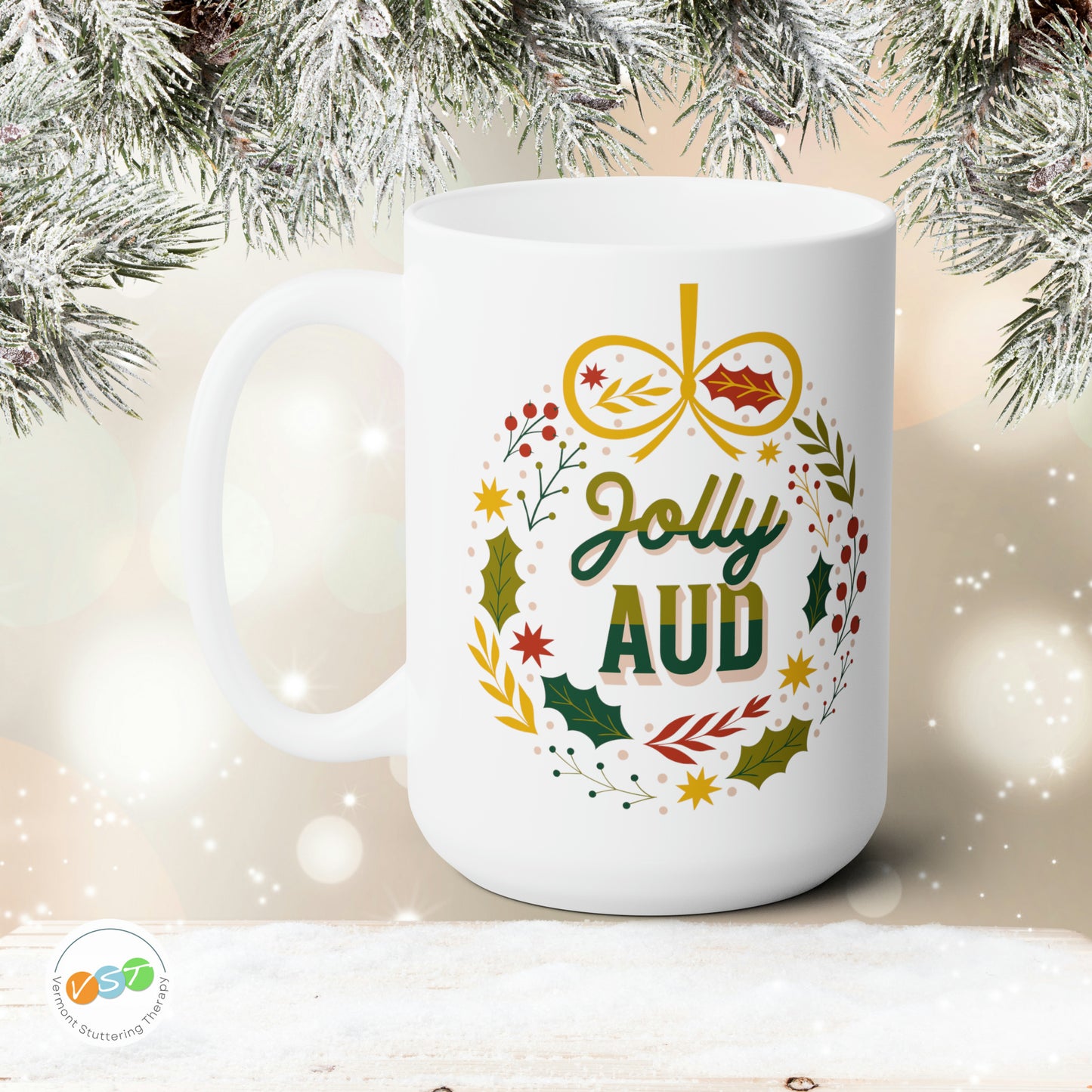 Jolly Audiologist Christmas Hot Cocoa Coffee Mug Gift