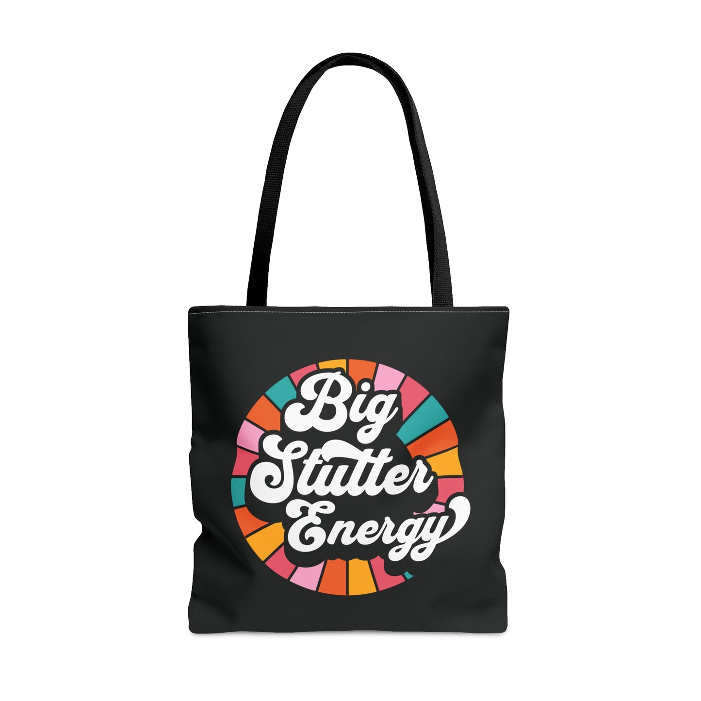 Big Stutter Energy Bold Retro Stutter Tote Bag