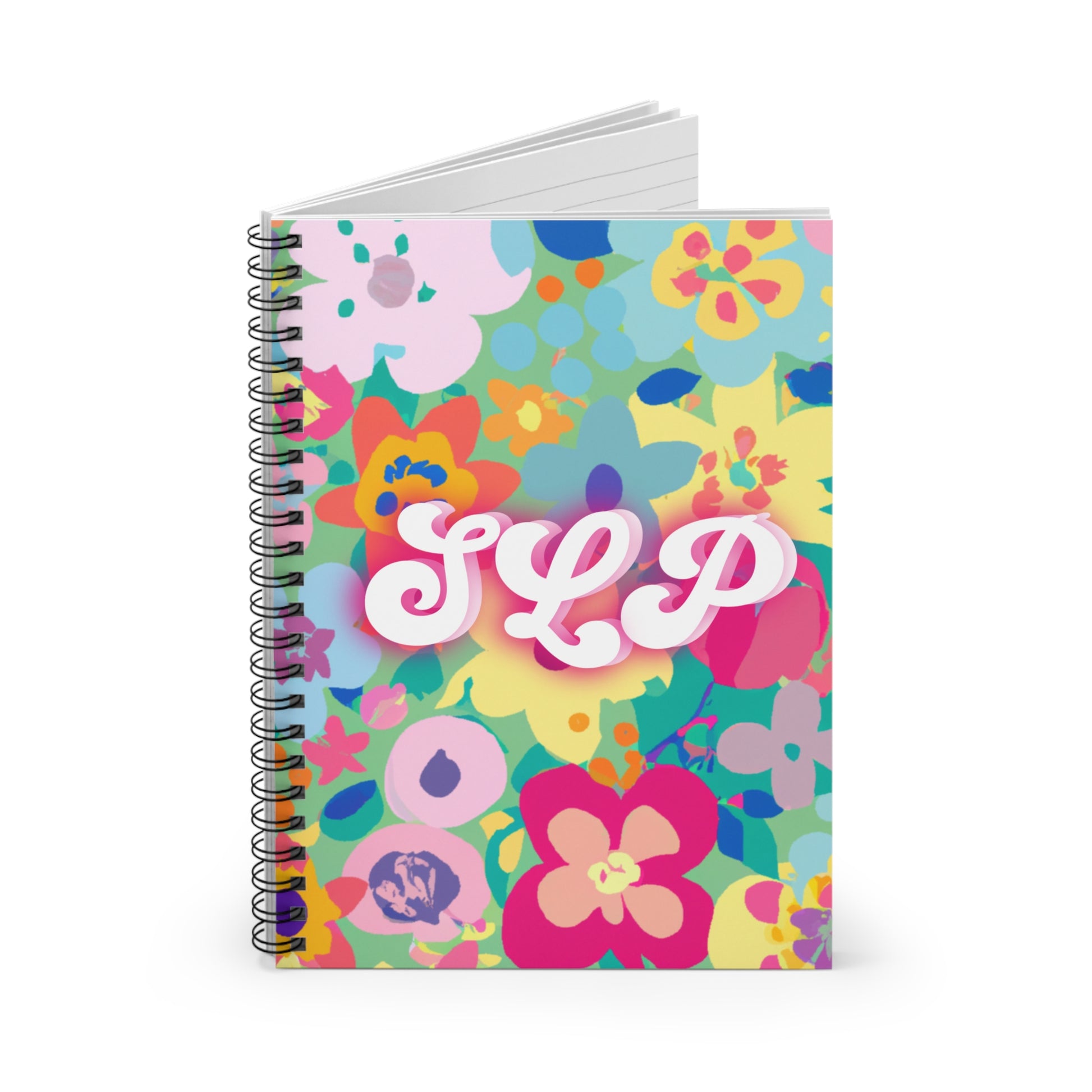 SLP Retro Floral Spiral Notebook Gift