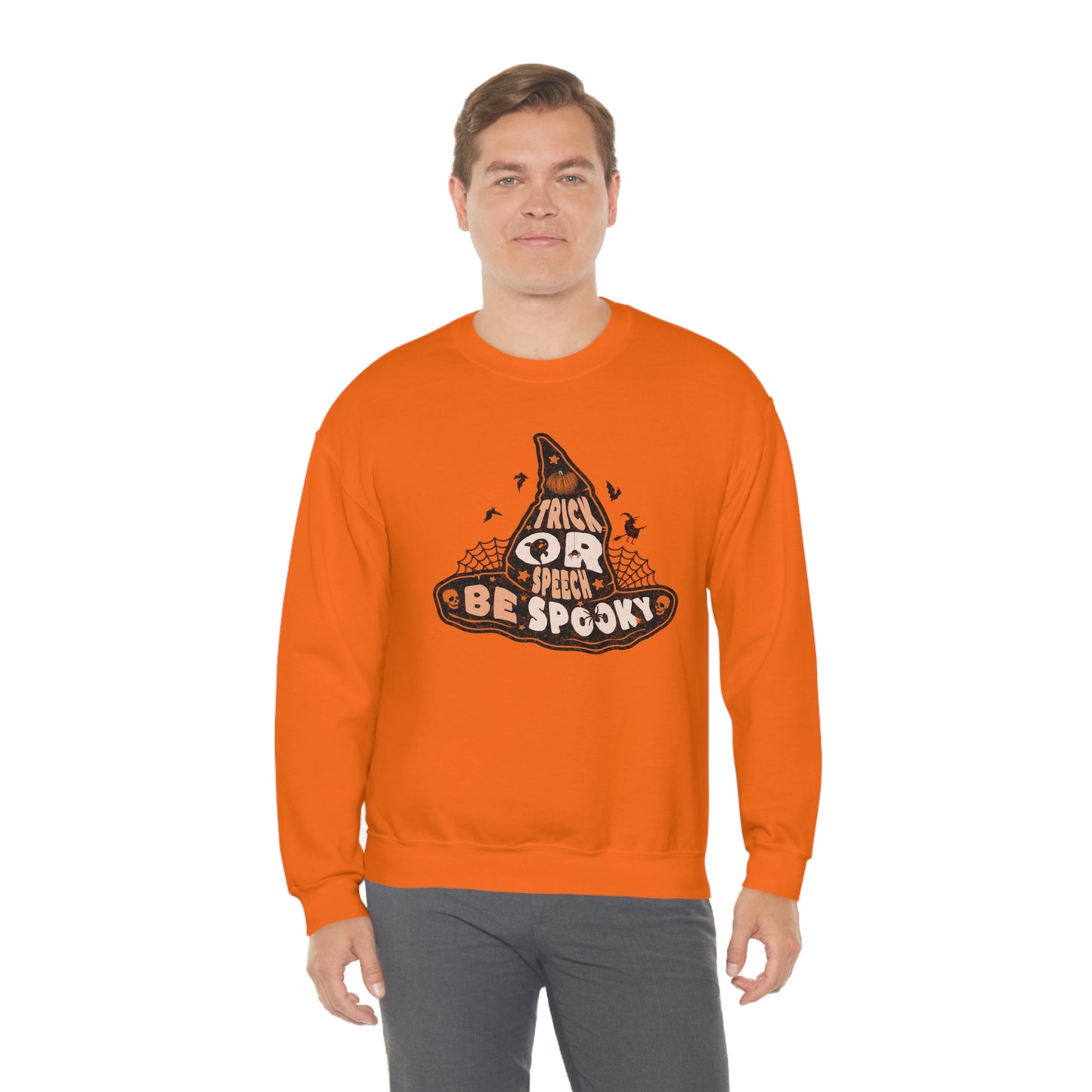 Trick or Speech Witch Hat SLP Halloween Sweatshirt for SLP / SLPA