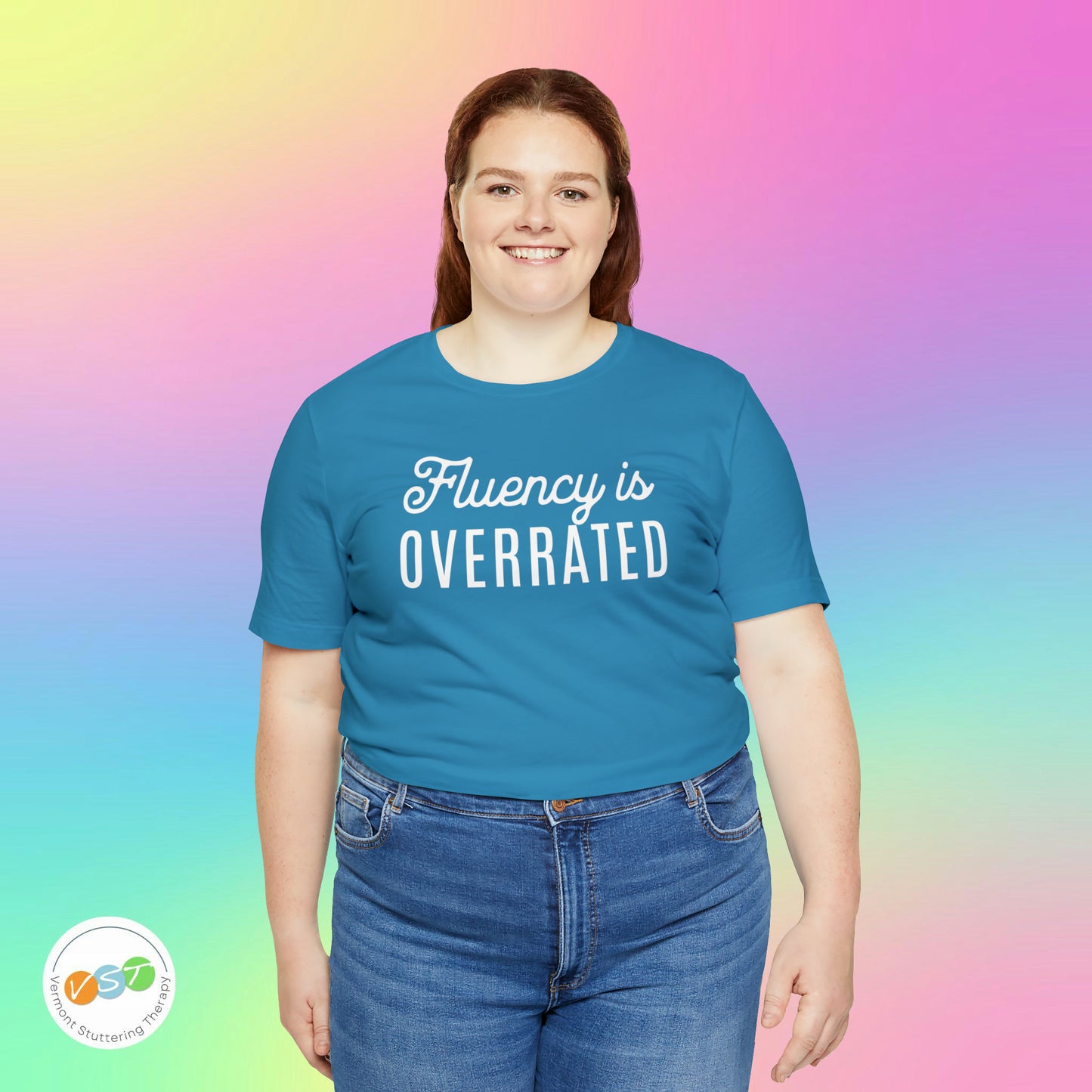 Fluency is Overrated Stuttering Tshirt