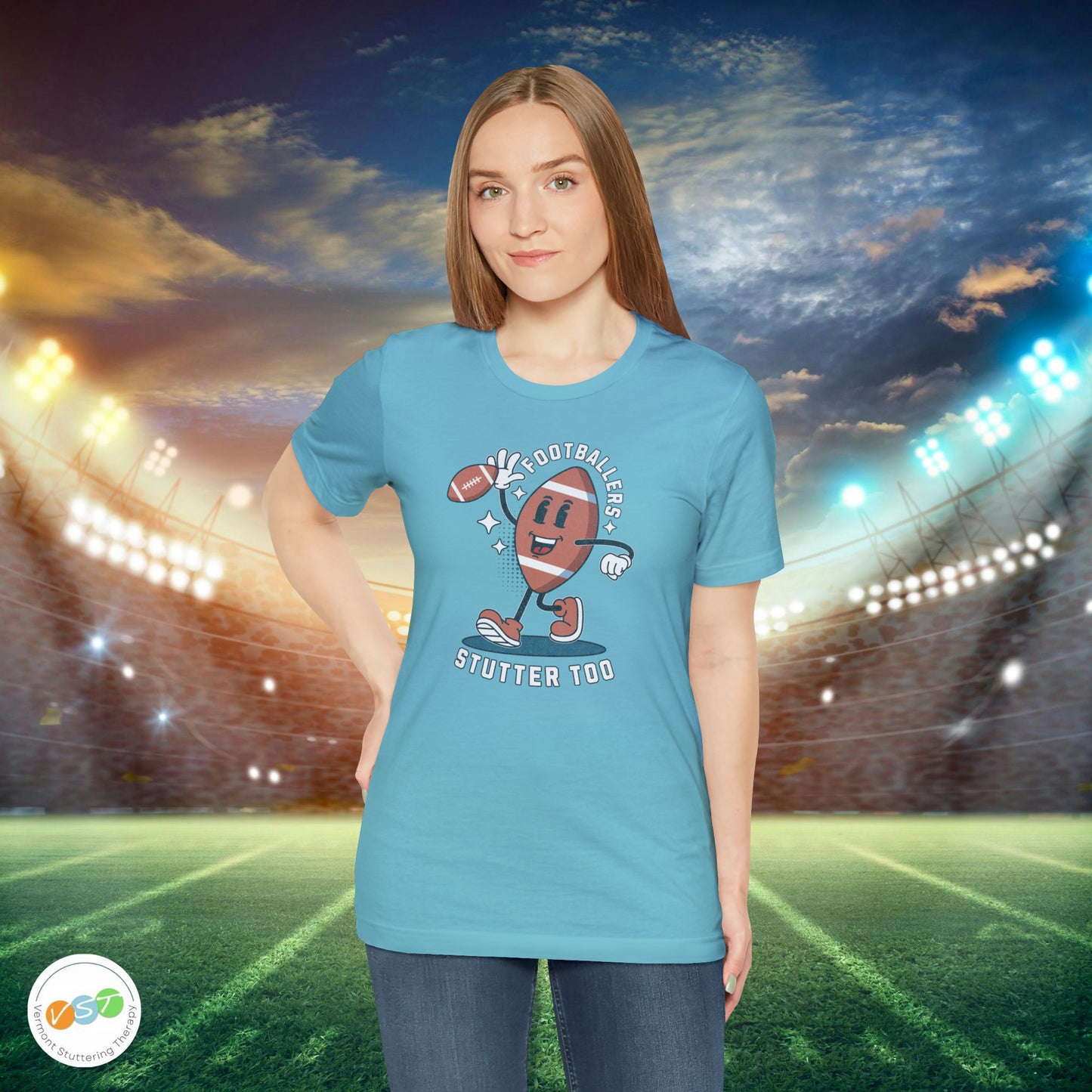 Footballers Stutter Too Retro T-shirt