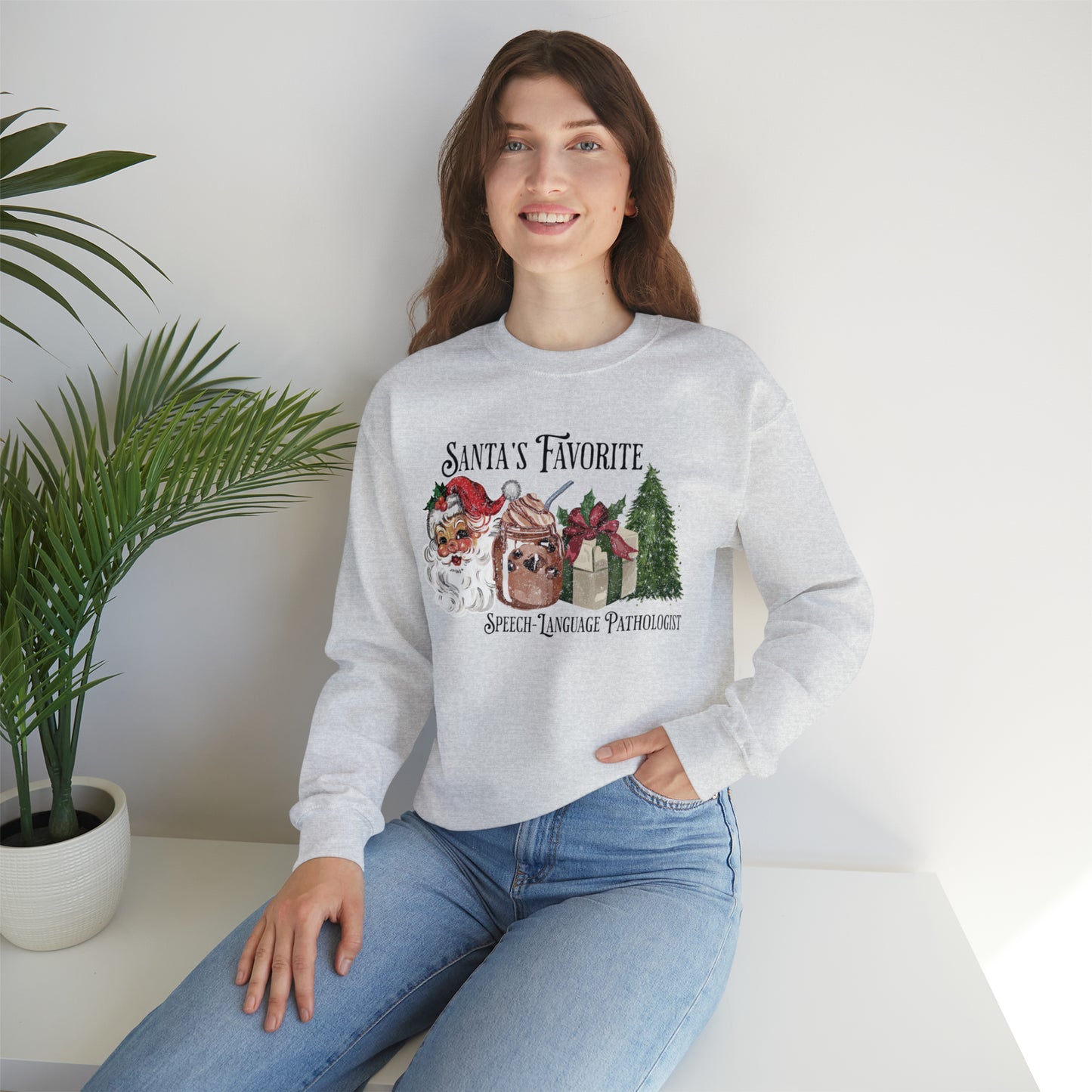 Santa's Favorite SLP Vintage Christmas Sweatshirt