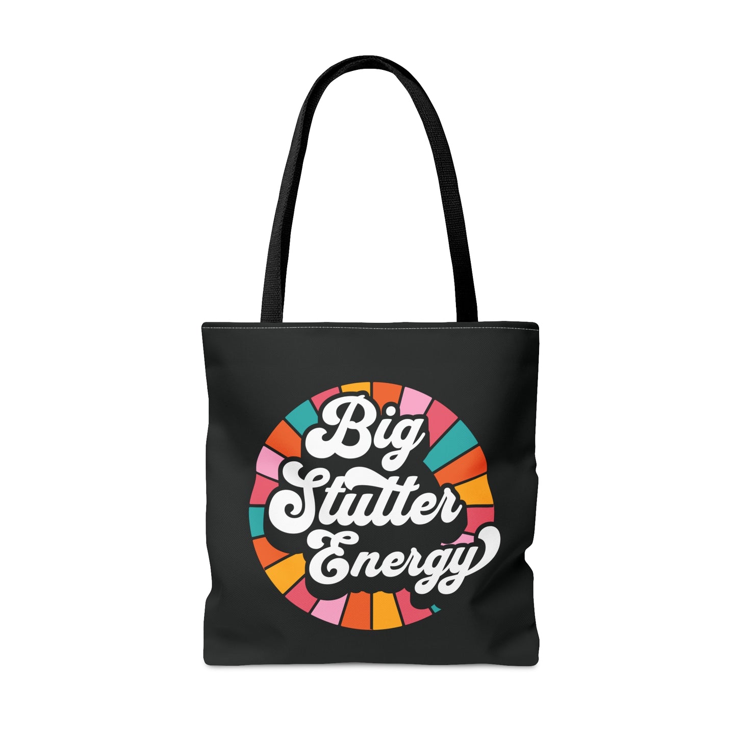 Big Stutter Energy Bold Retro Stutter Tote Bag