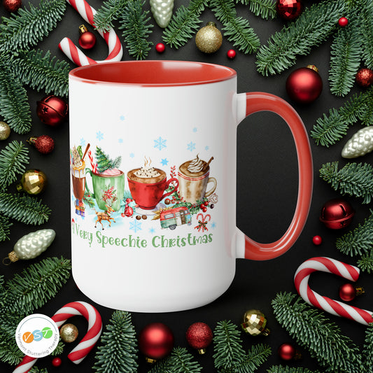 A Very Speechie Christmas Coffee Mug Gift for SLP