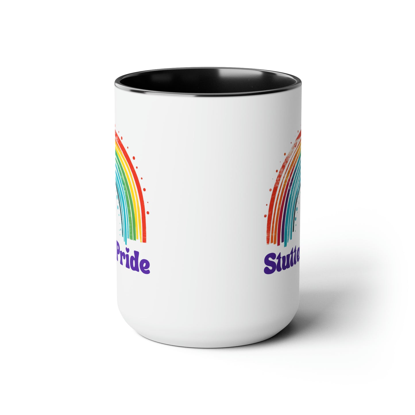 Stutter Pride Rainbow 15oz Mug