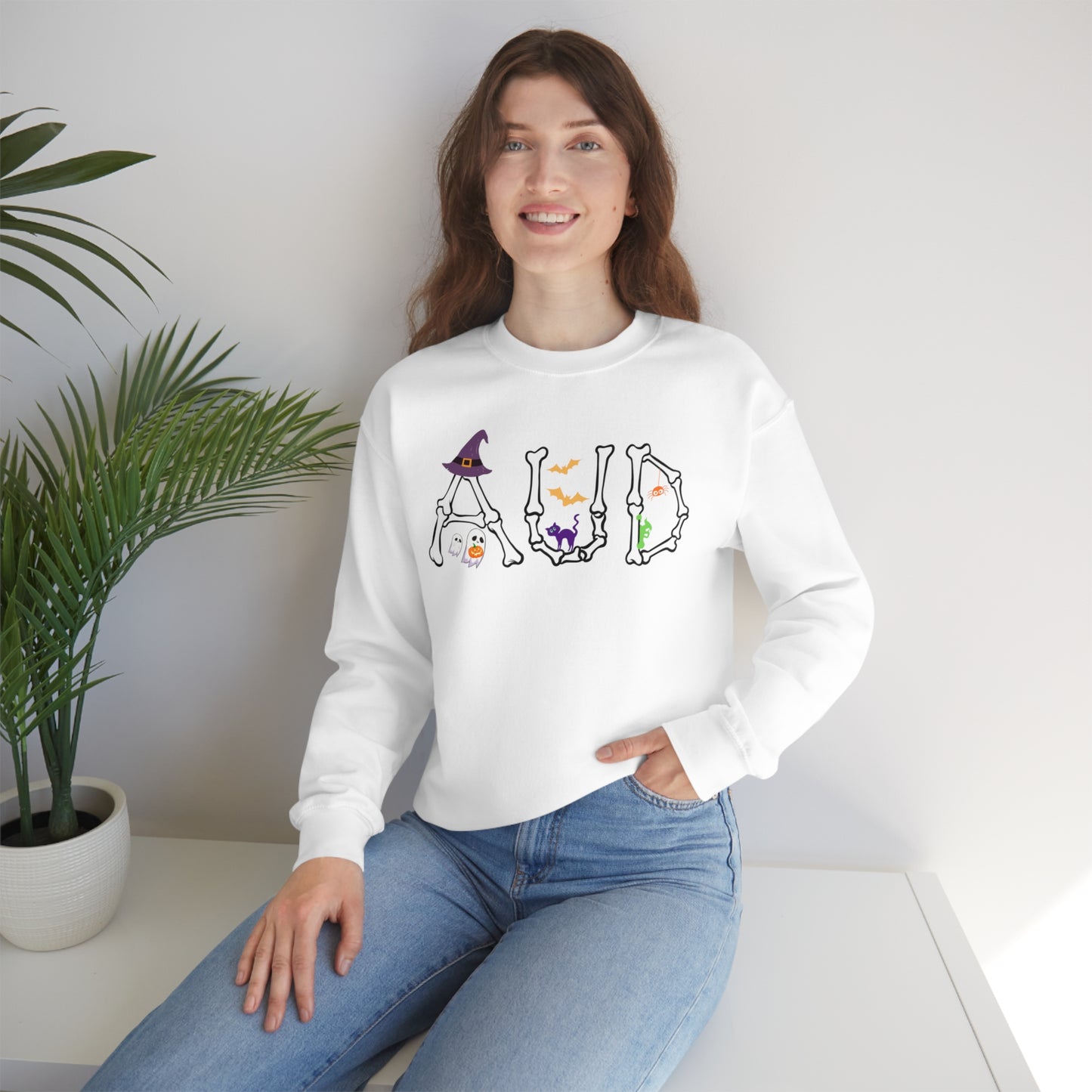 AUD Bones Halloween Sweatshirt for Audiologist