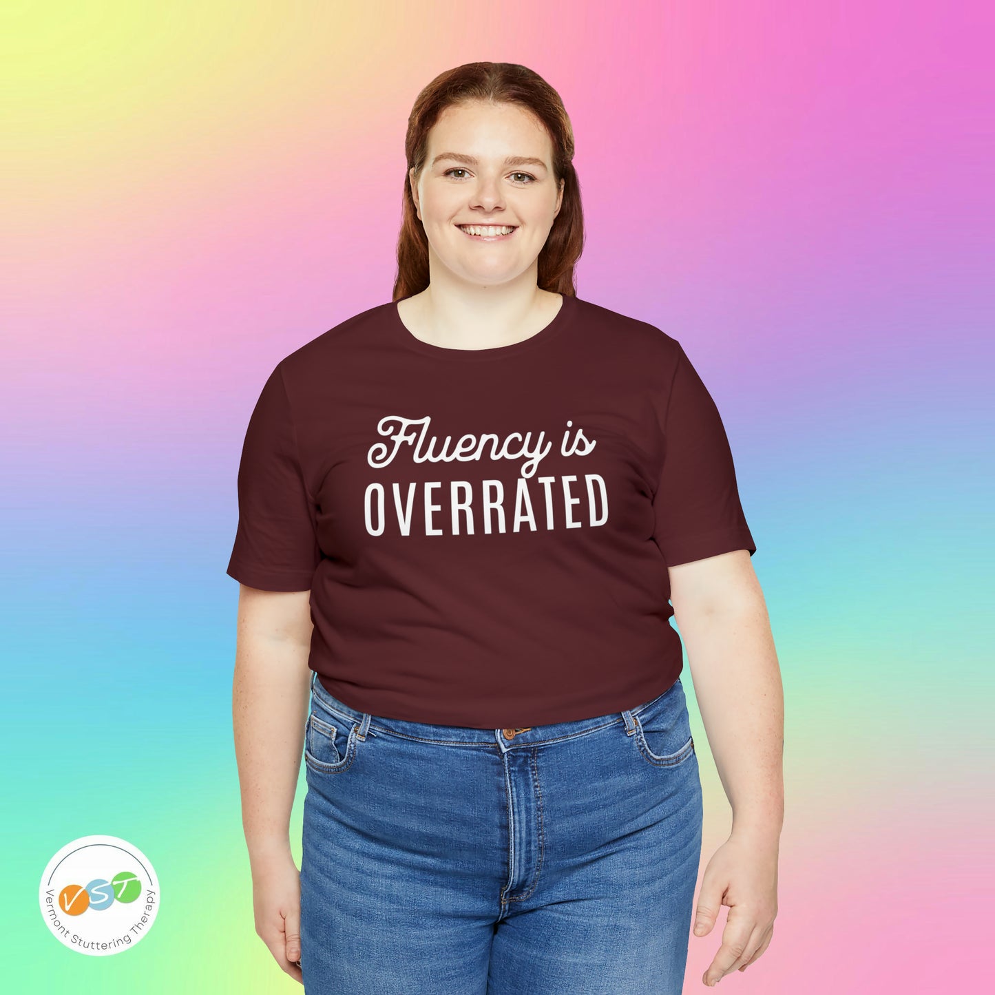 Fluency is Overrated Stuttering Tshirt