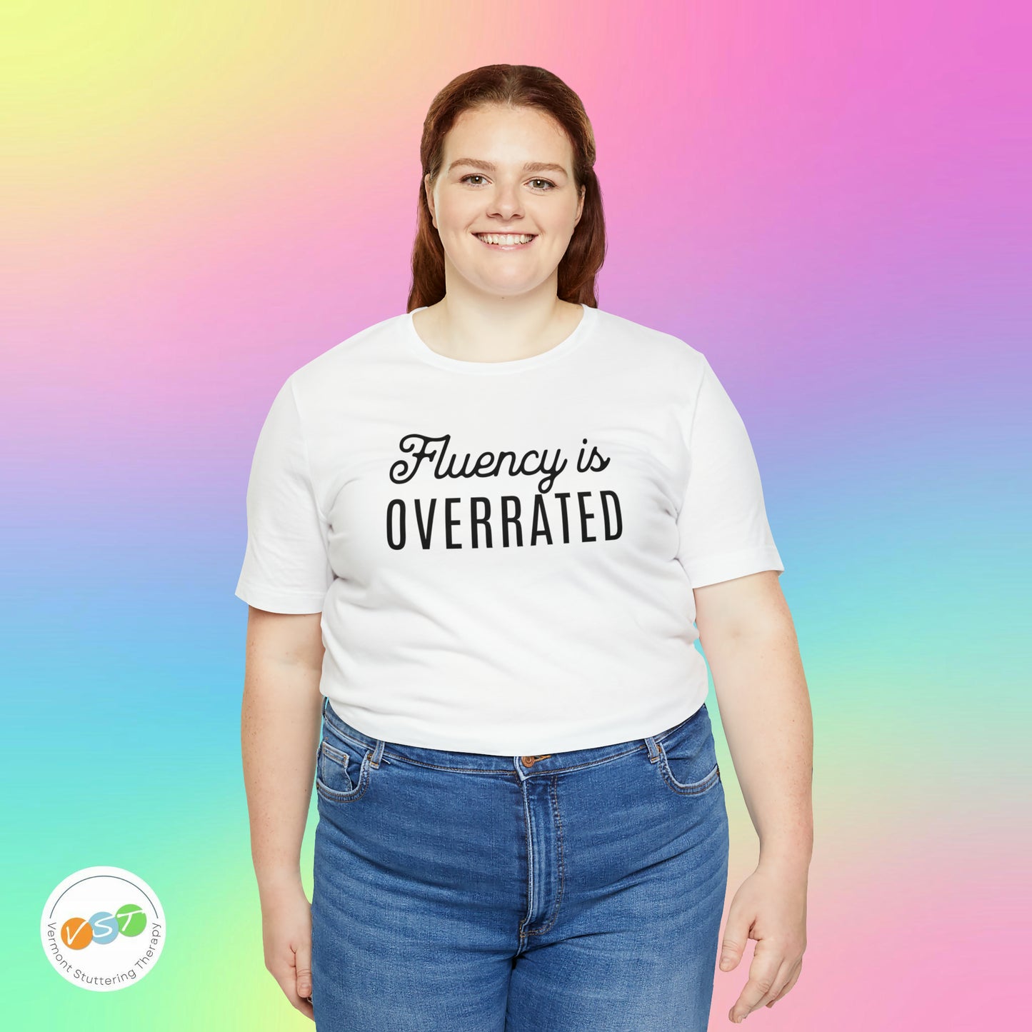 Fluency is Overrated Stuttering Tshirt