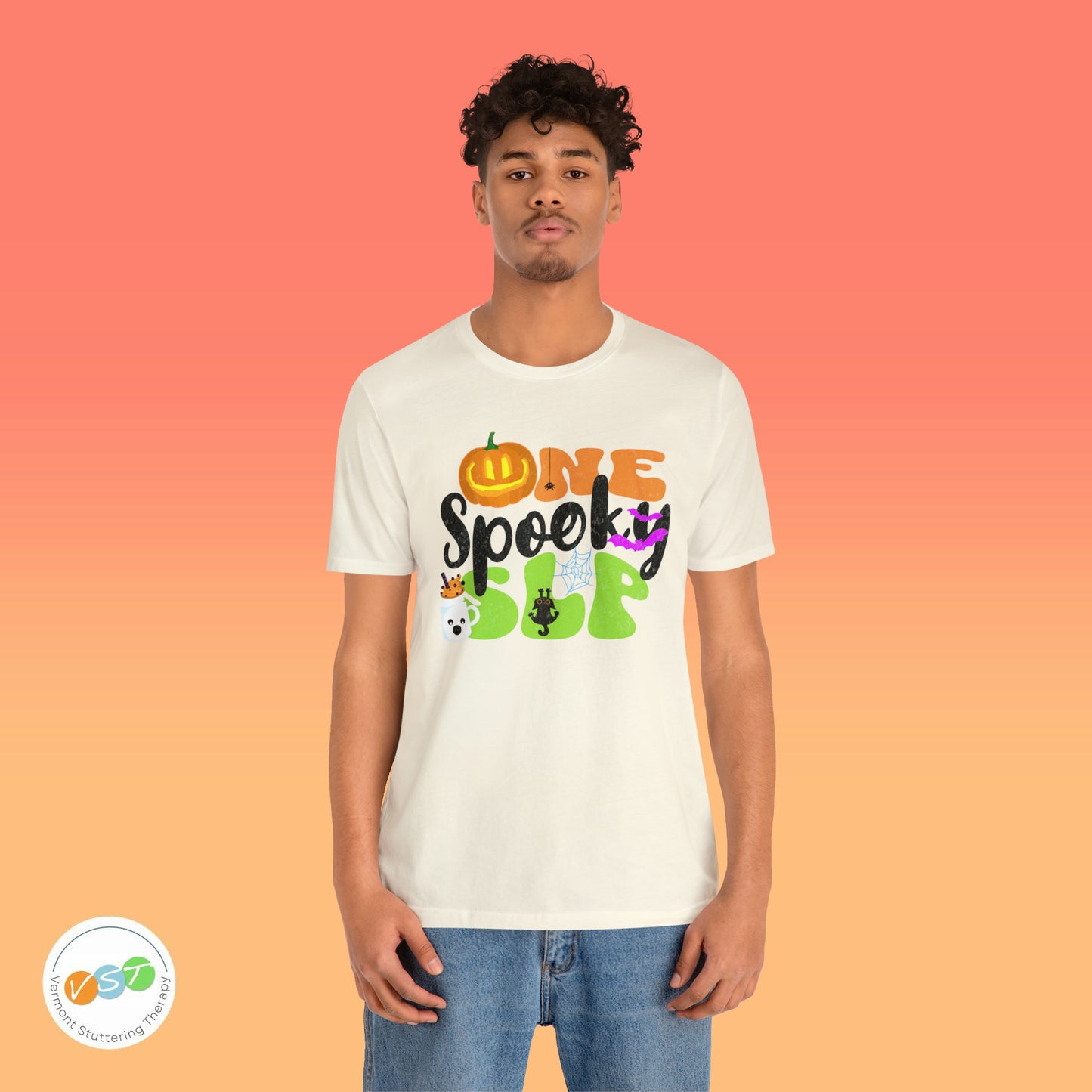 One Spooky SLP Halloween Tshirt for Speech-Language Pathologist