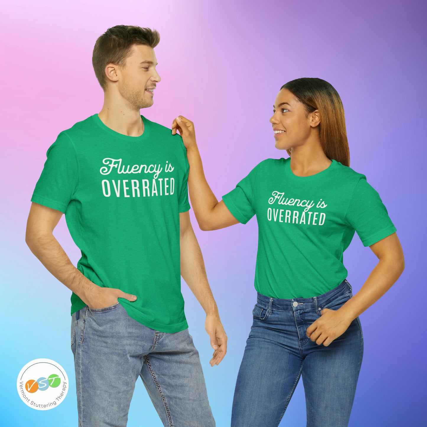 Fluency is Overrated Stuttering Tshirt