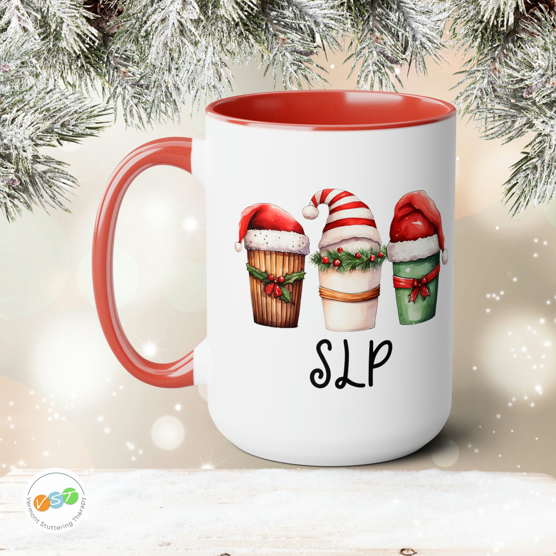 Cute Santa Hat SLP Christmas Mug