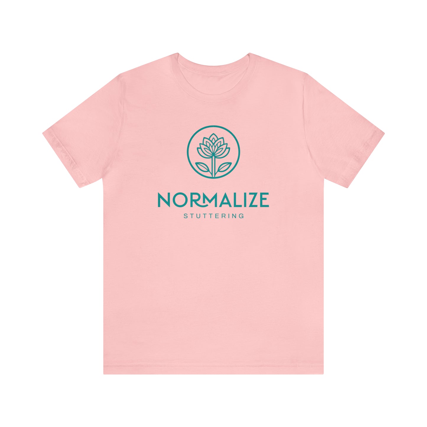 Normalize Stuttering Minimalist Floral Stuttering Shirt