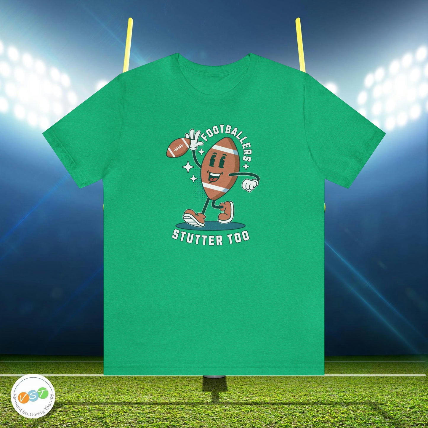 Footballers Stutter Too Retro T-shirt