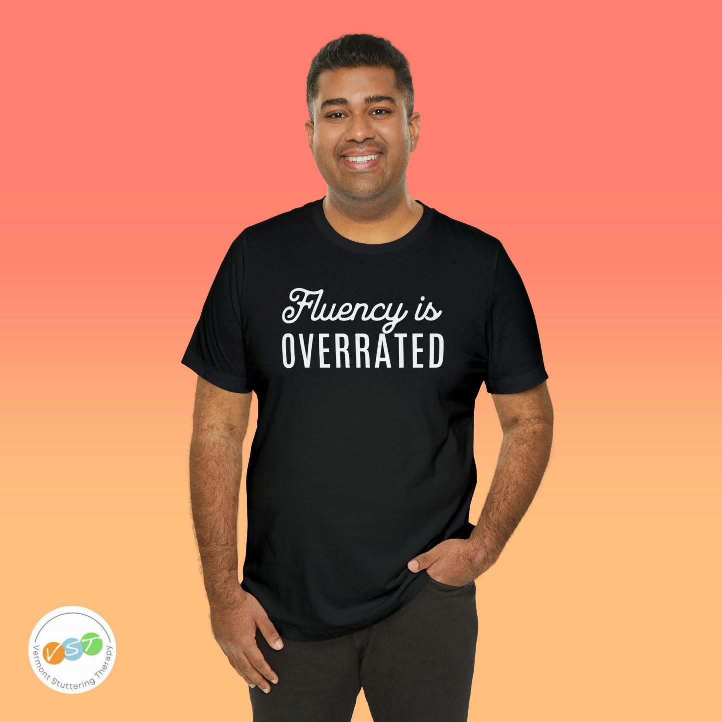 Fluency is Overrated Stuttering Tshirt