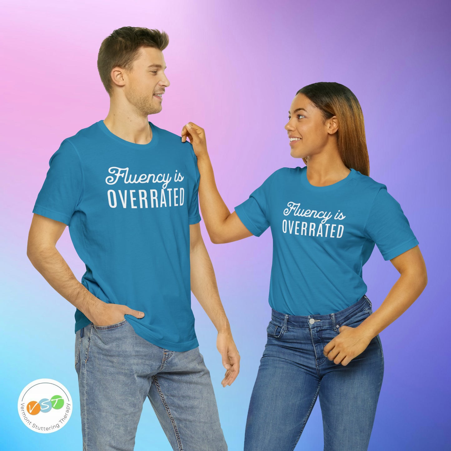 Fluency is Overrated Stuttering Tshirt