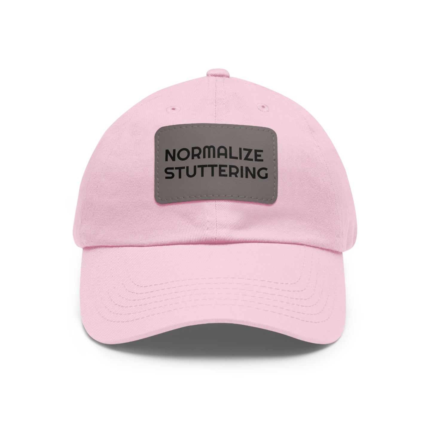 Normalize Stuttering Strapback Hat with Leather Patch