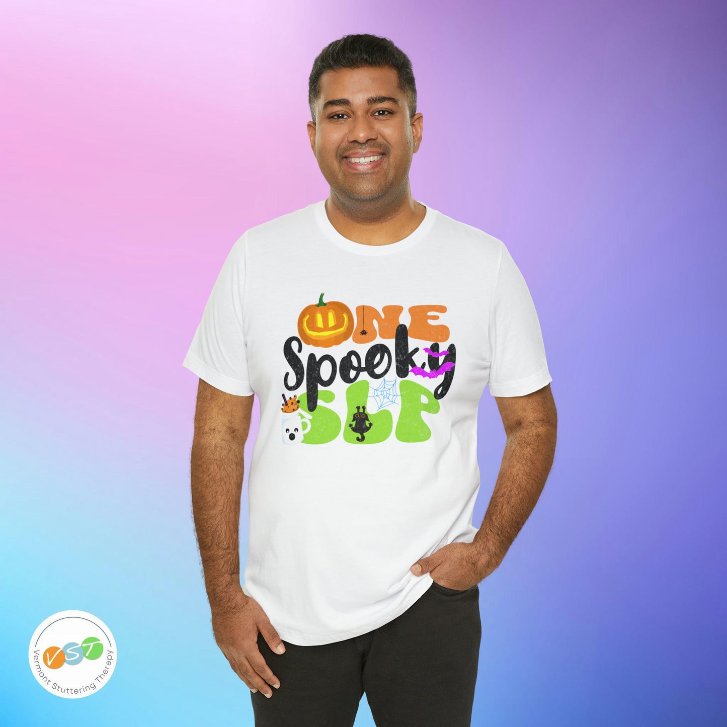 One Spooky SLP Halloween Tshirt for Speech-Language Pathologist