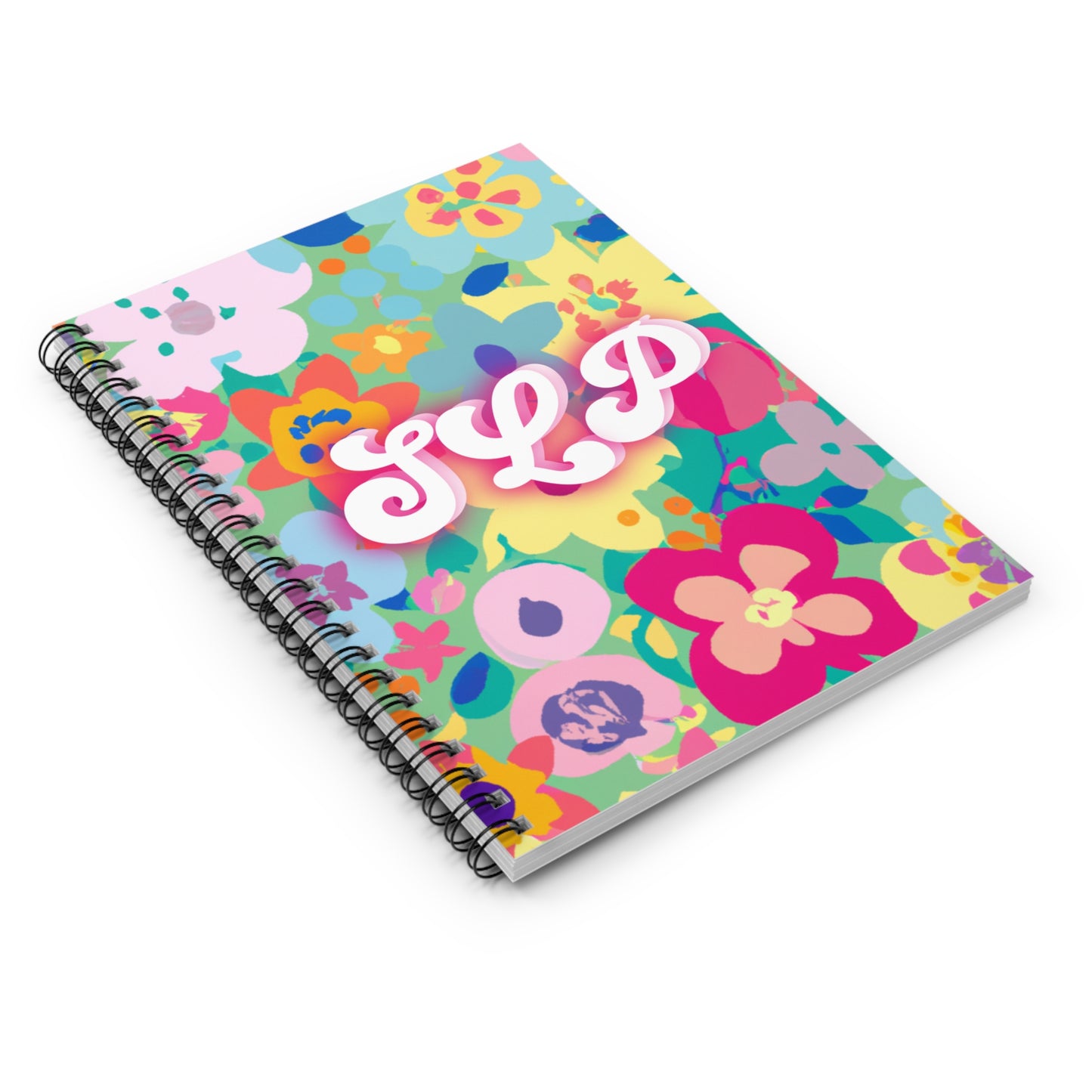 SLP Retro Floral Spiral Notebook Gift