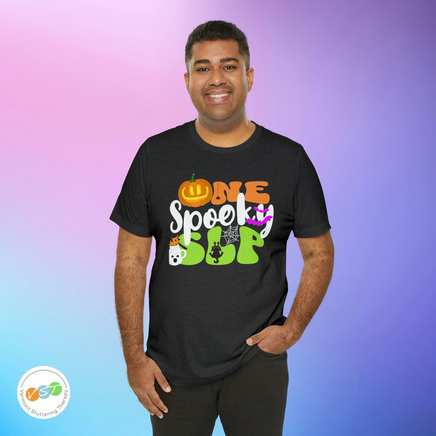 One Spooky SLP Halloween Tshirt for Speech-Language Pathologist