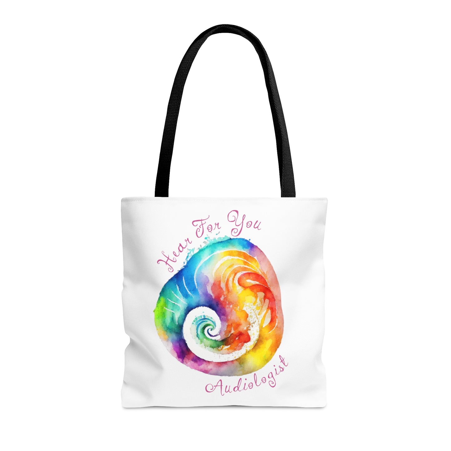 Hear for You Cochlea Tote for Audiologist - White