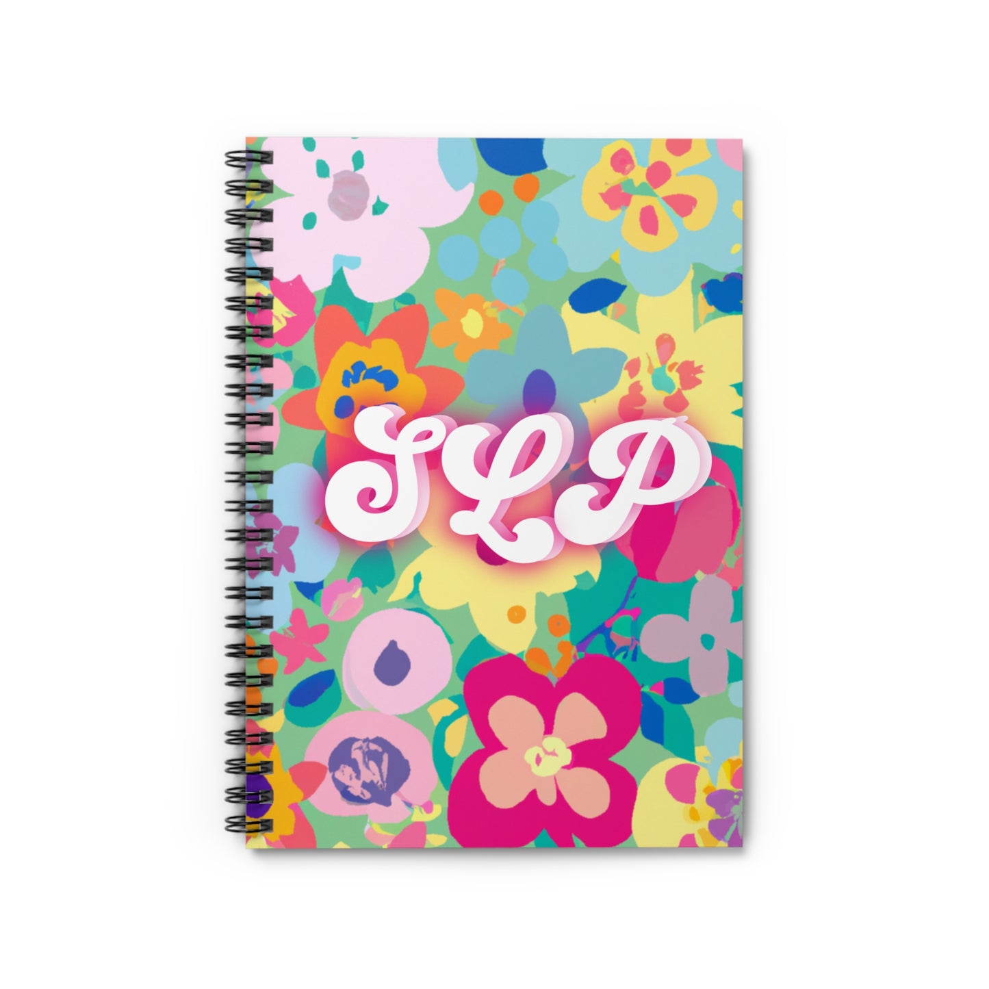 SLP Retro Floral Spiral Notebook Gift