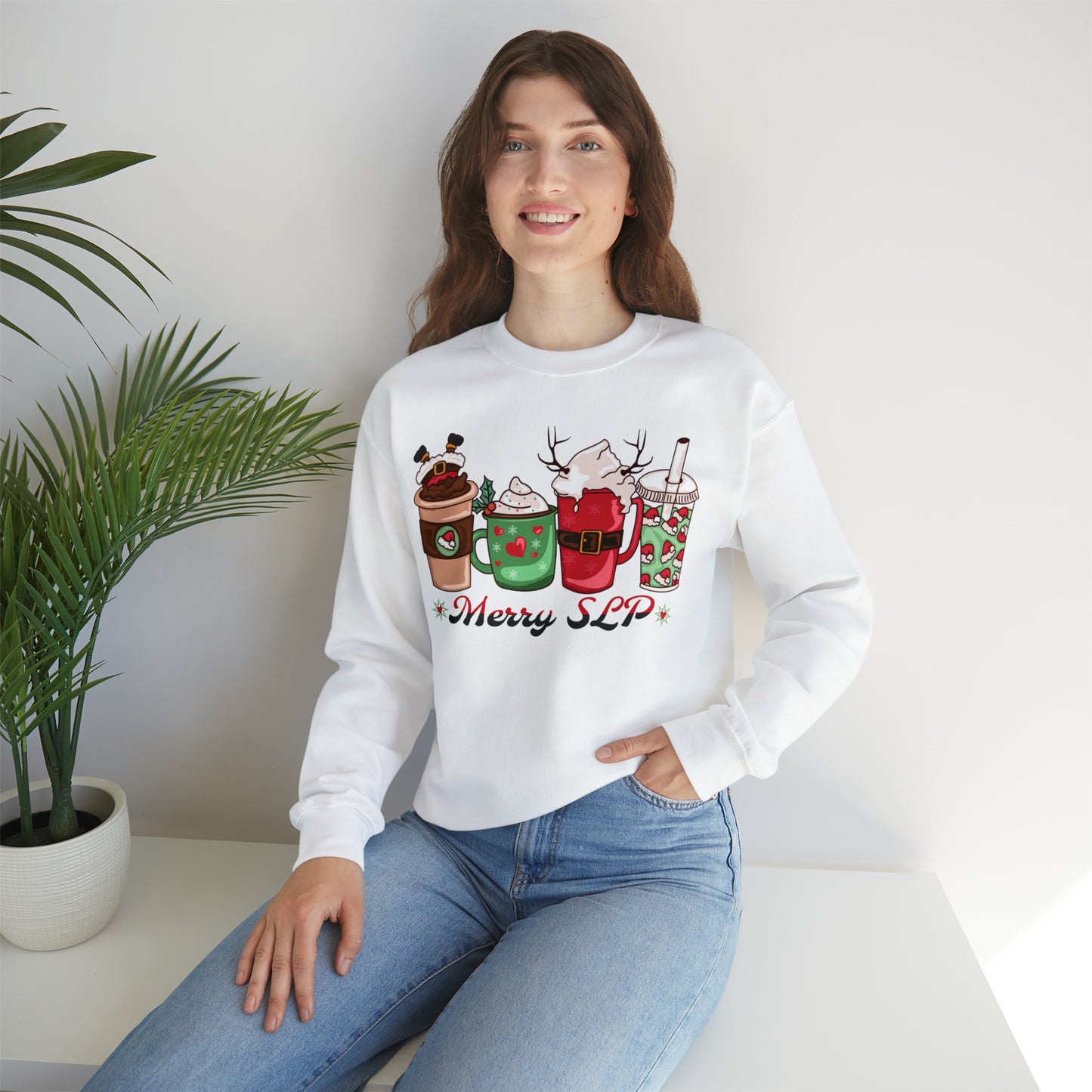 Merry SLP Coffee Christmas Sweatshirt