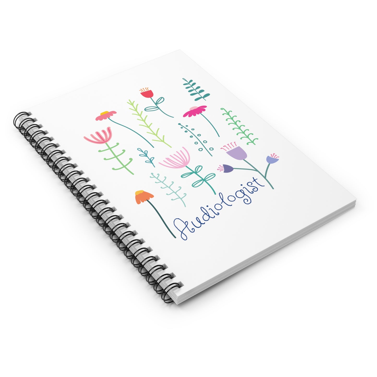 Audiologist Floral Notebook - 118 pages