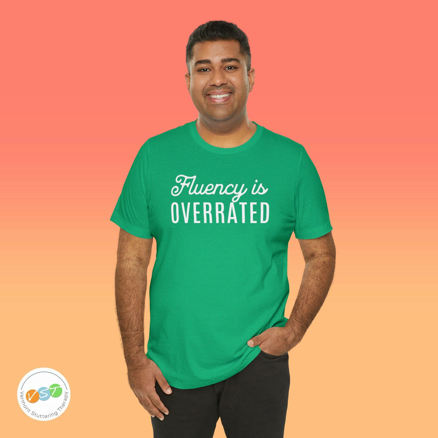 Fluency is Overrated Stuttering Tshirt