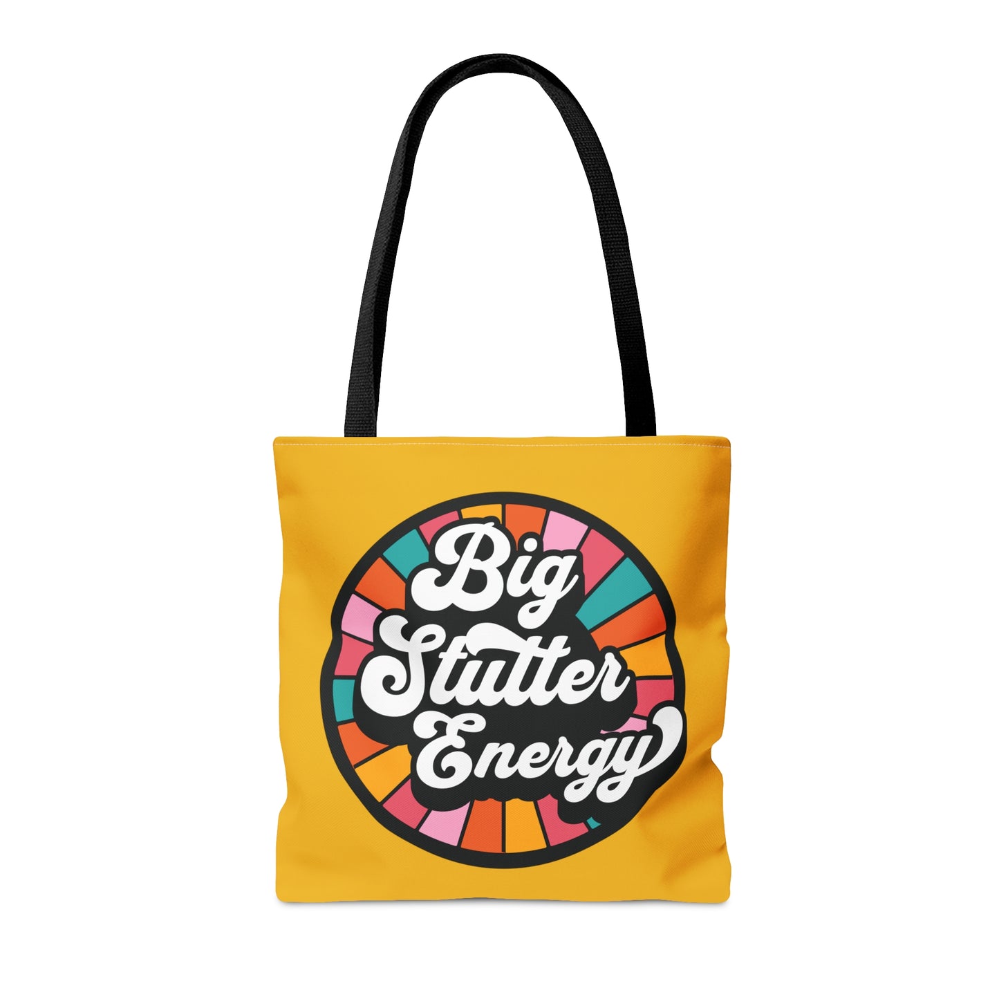 Big Stutter Energy Bold Retro Stutter Tote Bag