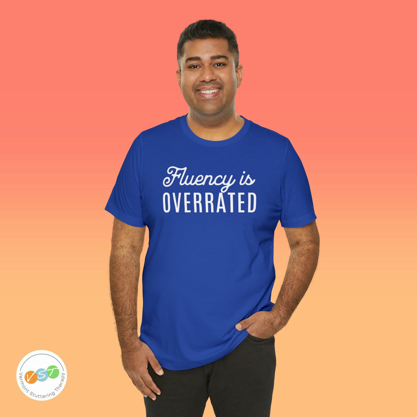 Fluency is Overrated Stuttering Tshirt