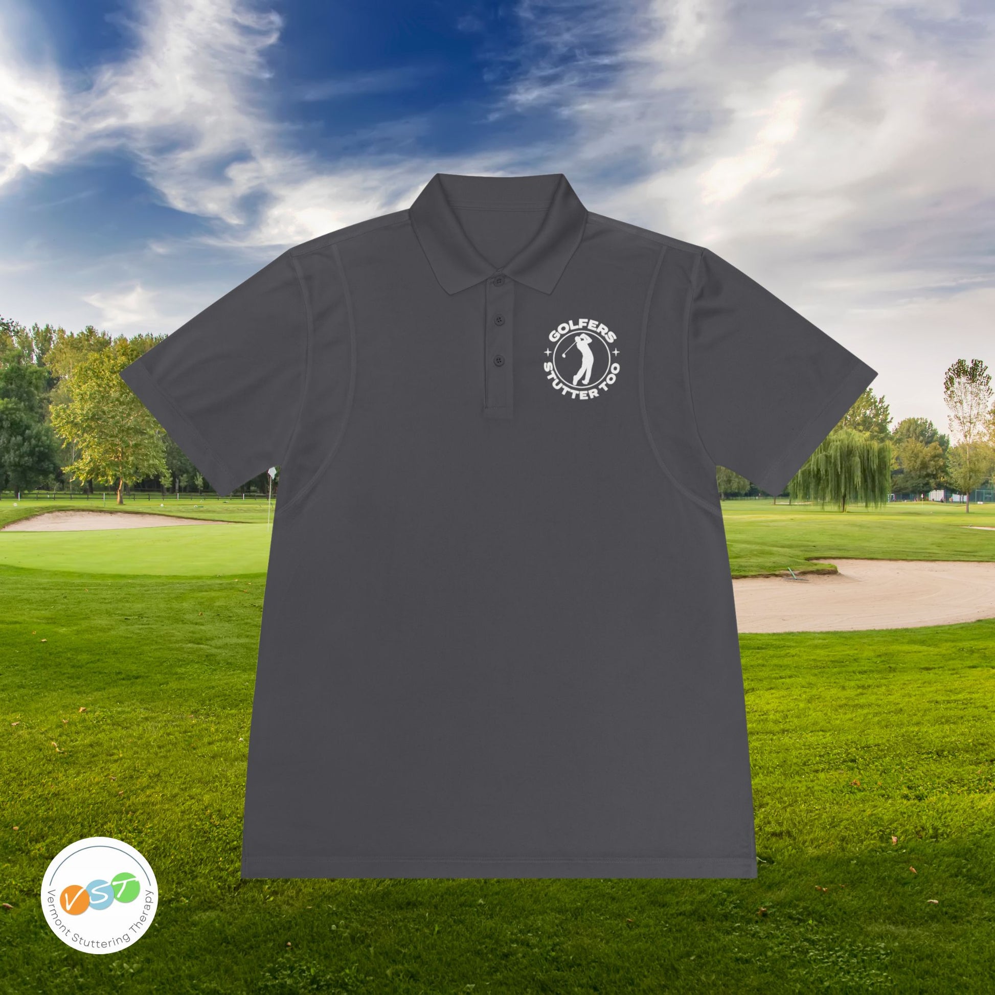 Golfers Stutter Too Men's Polo Shirt