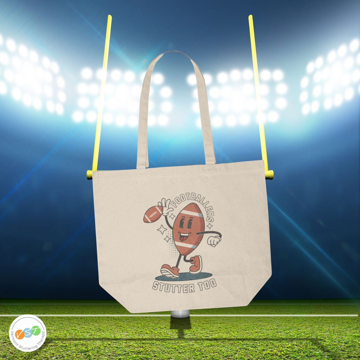 Footballers Stutter Too Canvas Tote