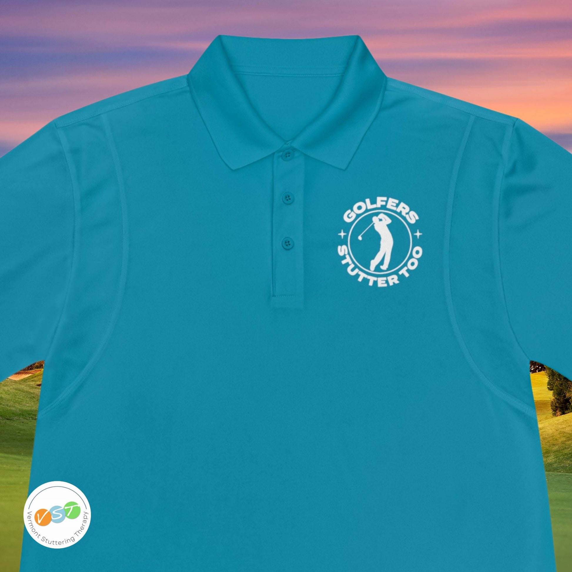 Golfers Stutter Too Men's Polo Shirt