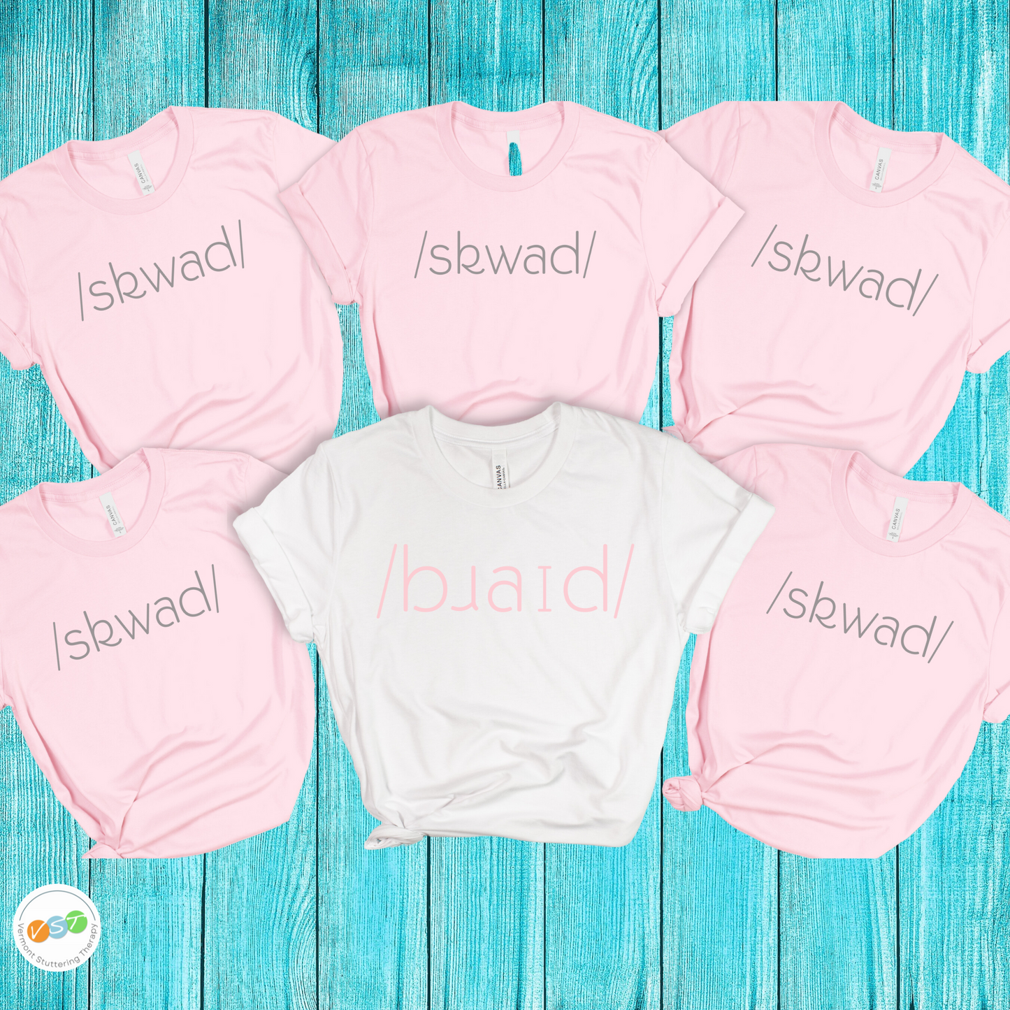 SLP Bachelorette Party Matching Bridesmaid Phonetic IPA T-shirts