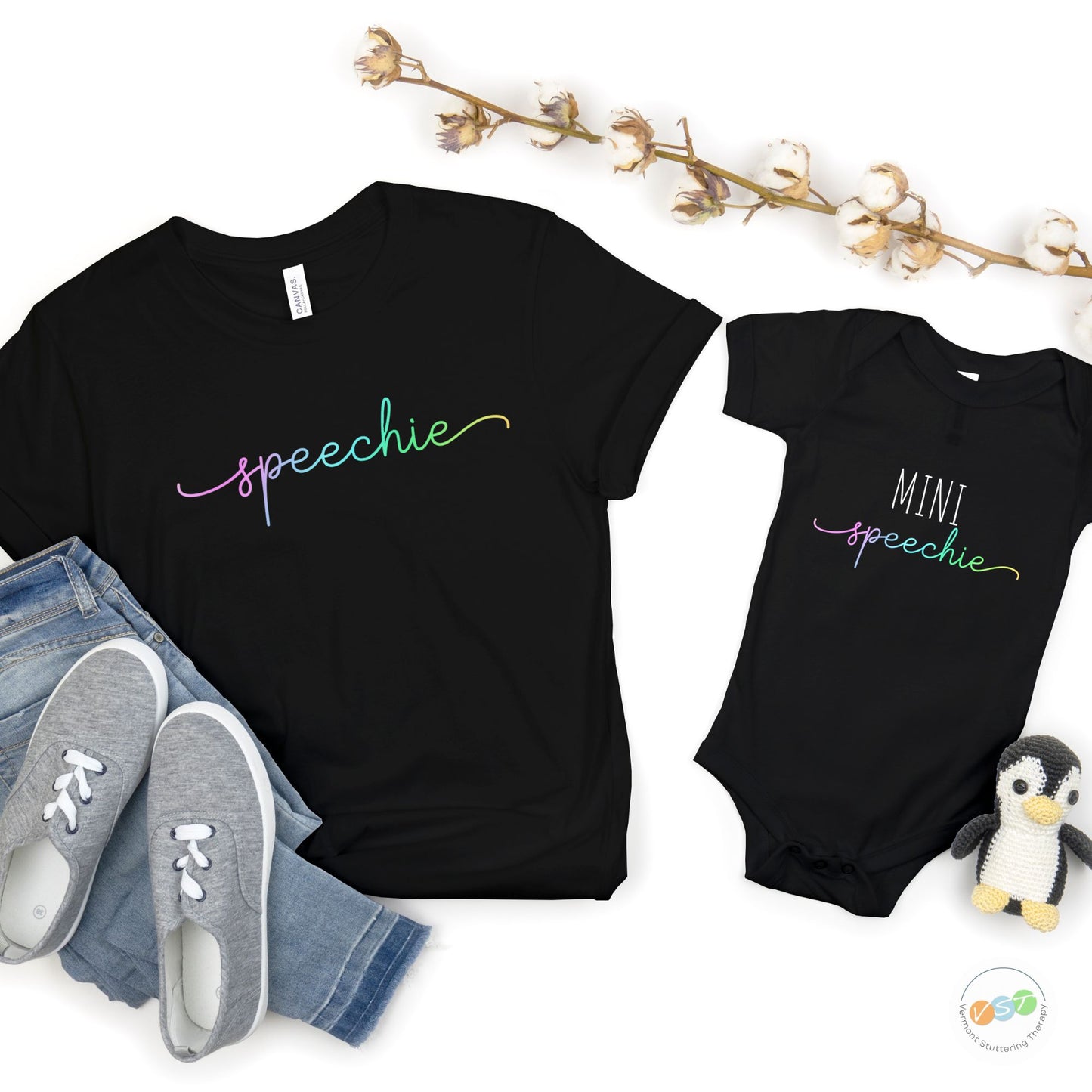 Mommy "Speechie" T-shirt (see link to order matching infant bodysuit separately)