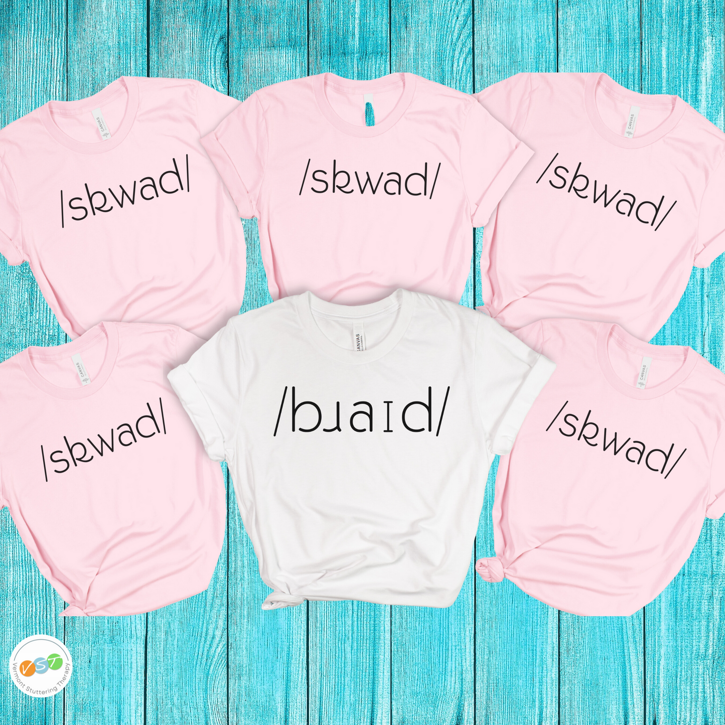 SLP Bachelorette Party Matching Bridesmaid Phonetic IPA T-shirts