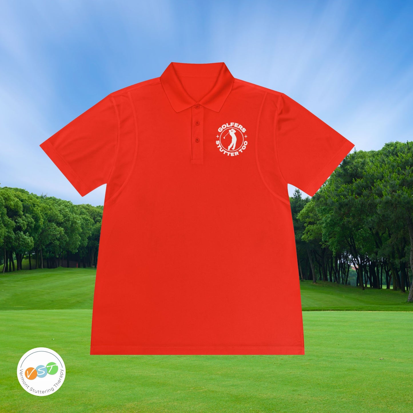 Golfers Stutter Too Men's Polo Shirt