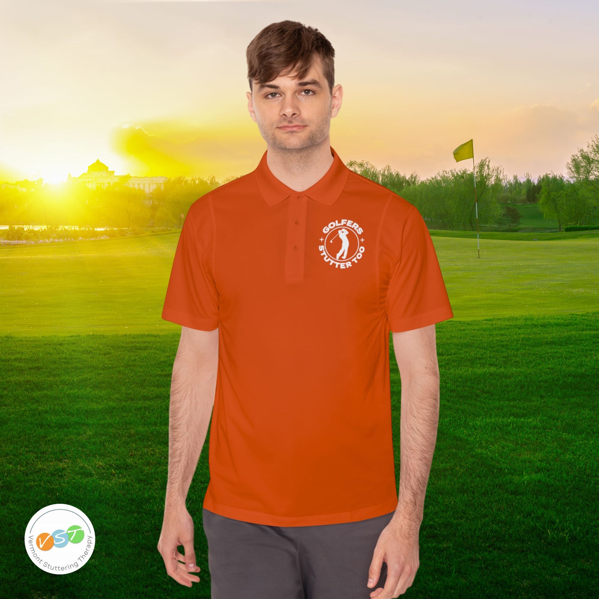 Golfers Stutter Too Men's Polo Shirt