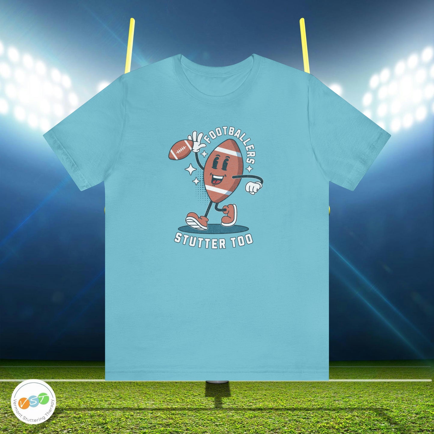 Footballers Stutter Too Retro T-shirt